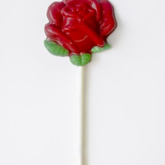 Rose on lolly